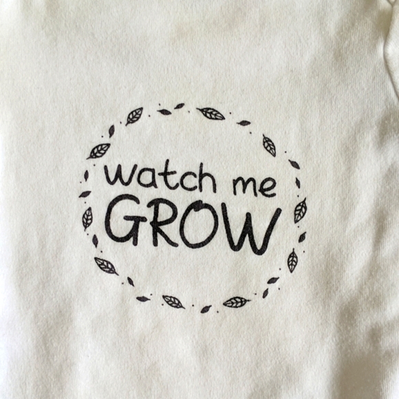 koala baby watch me grow bodysuit diaper shirt 3-6 months unisex baby - Picture 2 of 5